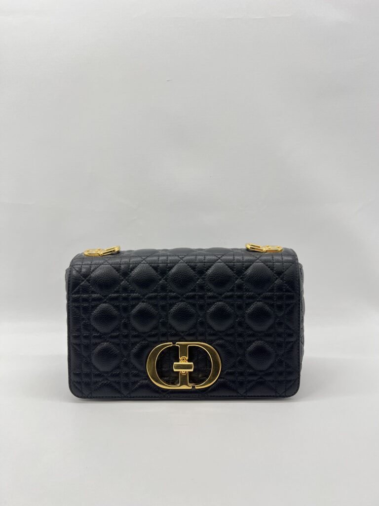 Dior Medium Caro Black GHW