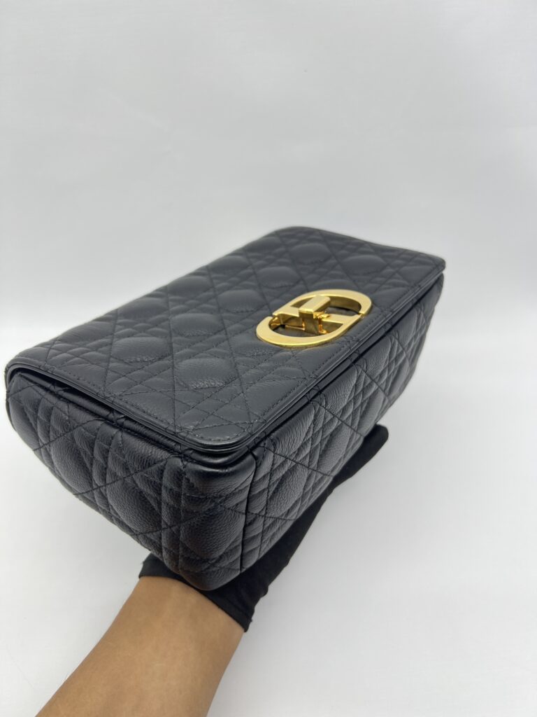 Dior Medium Caro Black GHW
