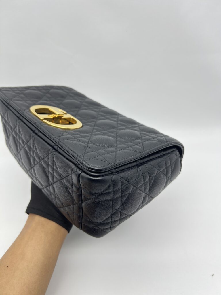 Dior Medium Caro Black GHW