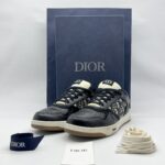Dior B27 Uptown Low-Top Oblique White Black