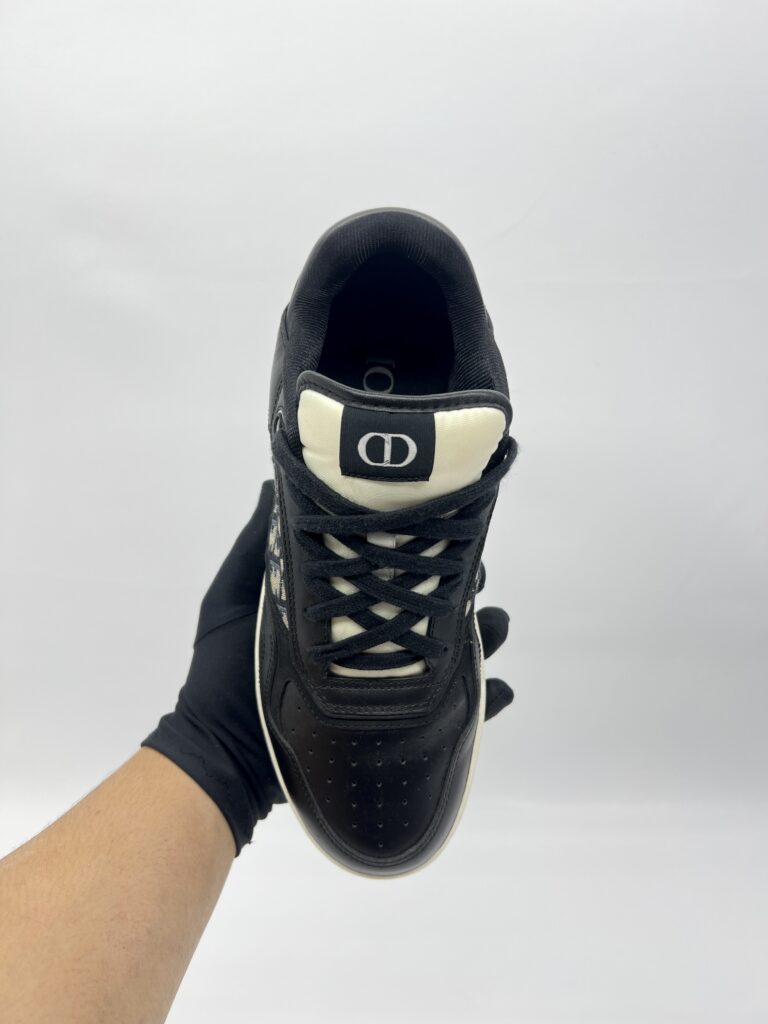 Dior B27 Uptown Low-Top Oblique White Black