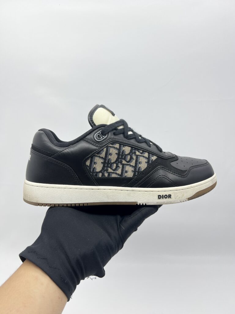 Dior B27 Uptown Low-Top Oblique White Black