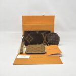 Louis Vuitton Pouch Trio Monogram Reverse GHW