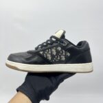 Dior B27 Uptown Low-Top Oblique White Black