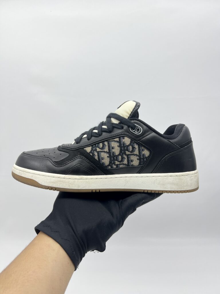 Dior B27 Uptown Low-Top Oblique White Black
