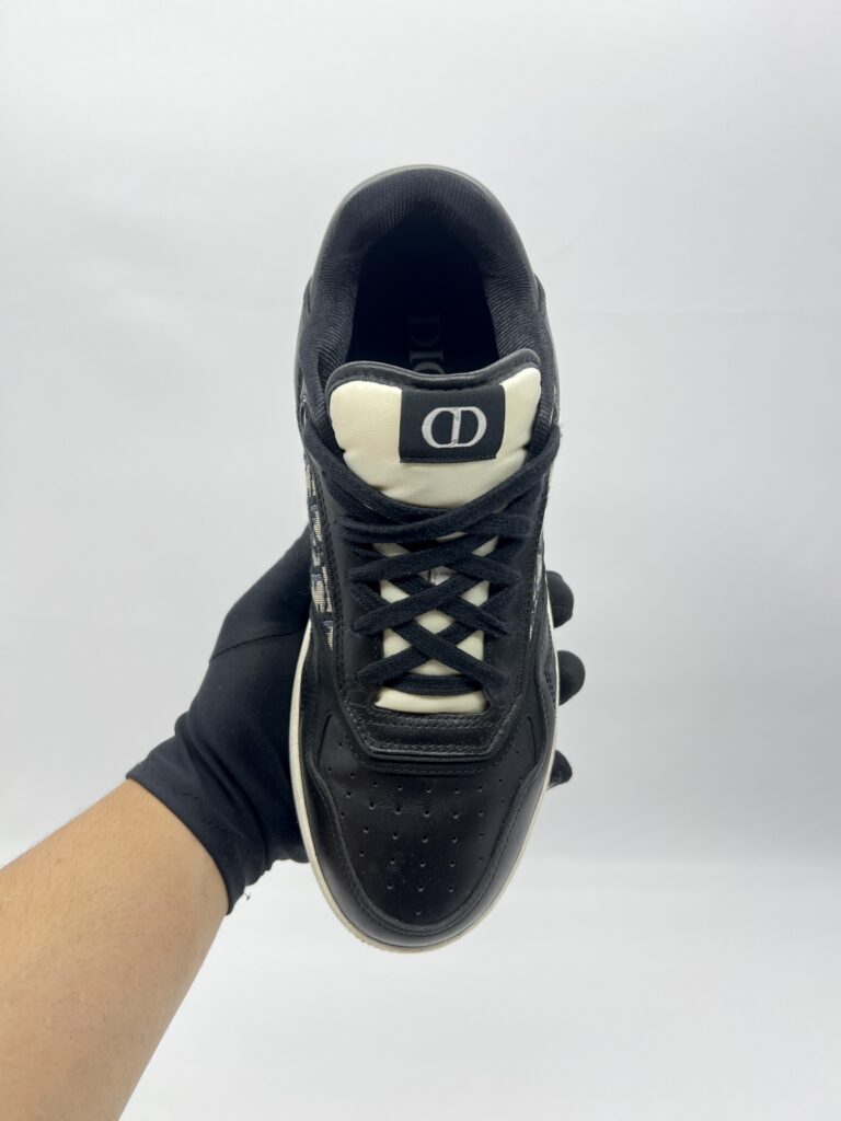 Dior B27 Uptown Low-Top Oblique White Black
