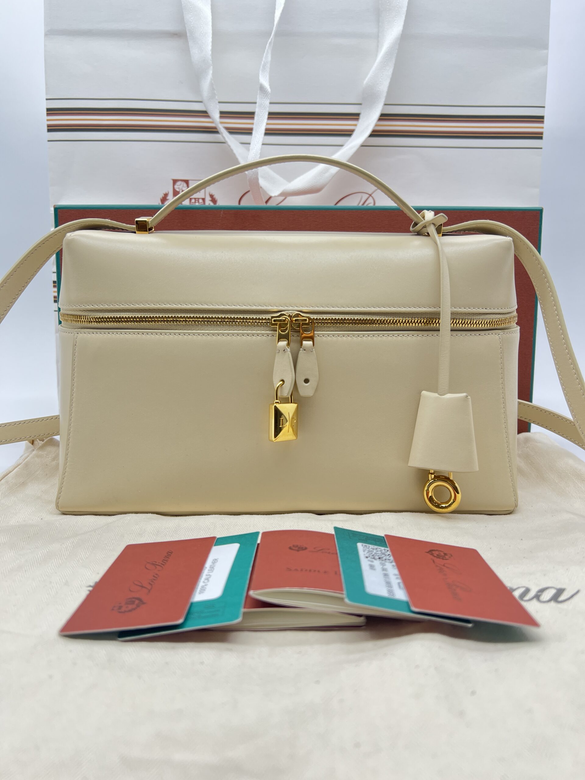 Loro Piana Extra Bag L27 Sunday Morning/Sun Gold on GHW