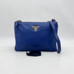 Prada Vitello Phenix Blue GHW