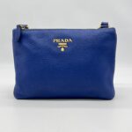 Prada Vitello Phenix Blue GHW