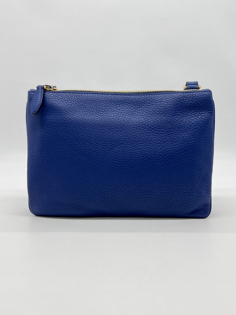 Prada Vitello Phenix Blue GHW