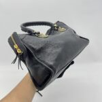 Balenciaga City Small Edge Chevre Black GHW