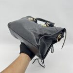 Balenciaga City Small Edge Chevre Black GHW