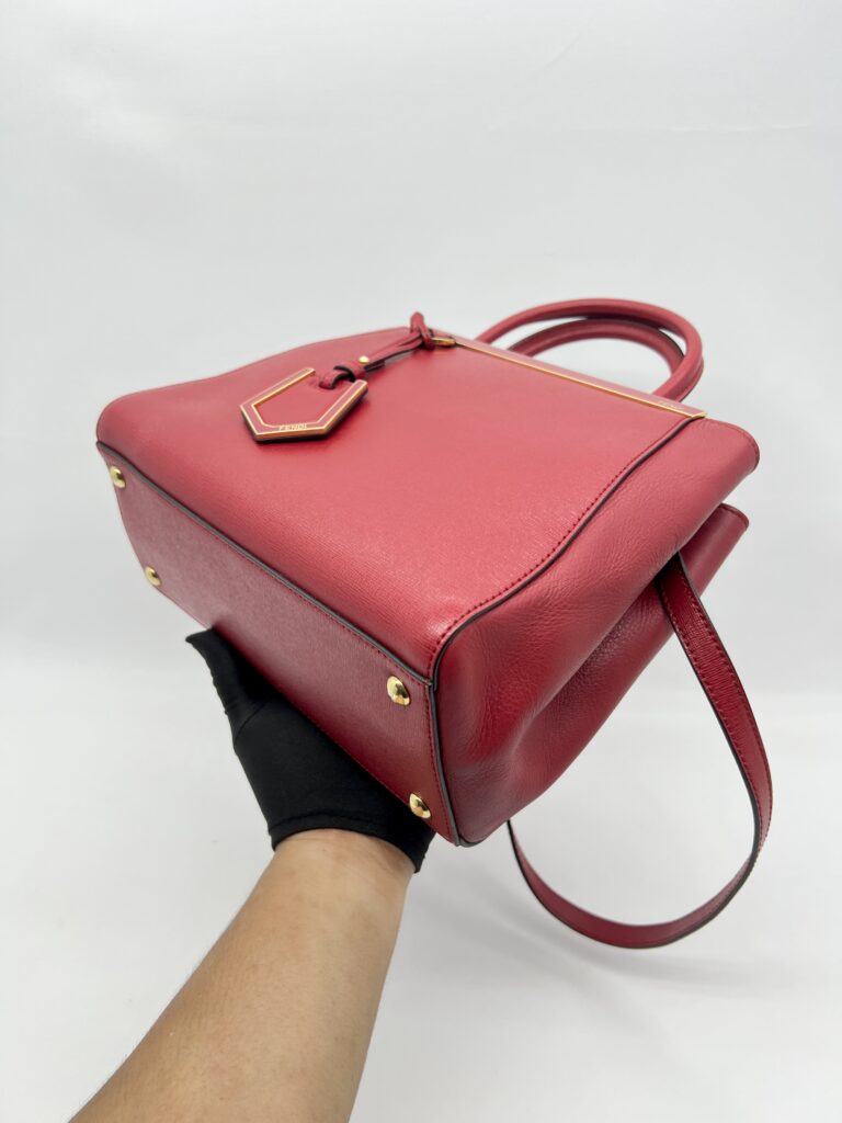 Fendi Petite 2 Jours Red GHW