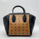 MCM Visetos Kathy Small Cognac Black GHW