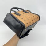 MCM Visetos Kathy Small Cognac Black GHW