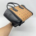 MCM Visetos Kathy Small Cognac Black GHW