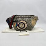 Gucci Courrier Belt Bag GG Supreme Beige New Acero GHW