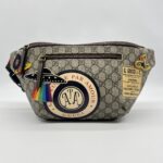 Gucci Courrier Belt Bag GG Supreme Beige New Acero GHW