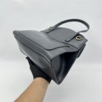 Gucci Medium Linea Totem Tote Black Web Stripe GHW