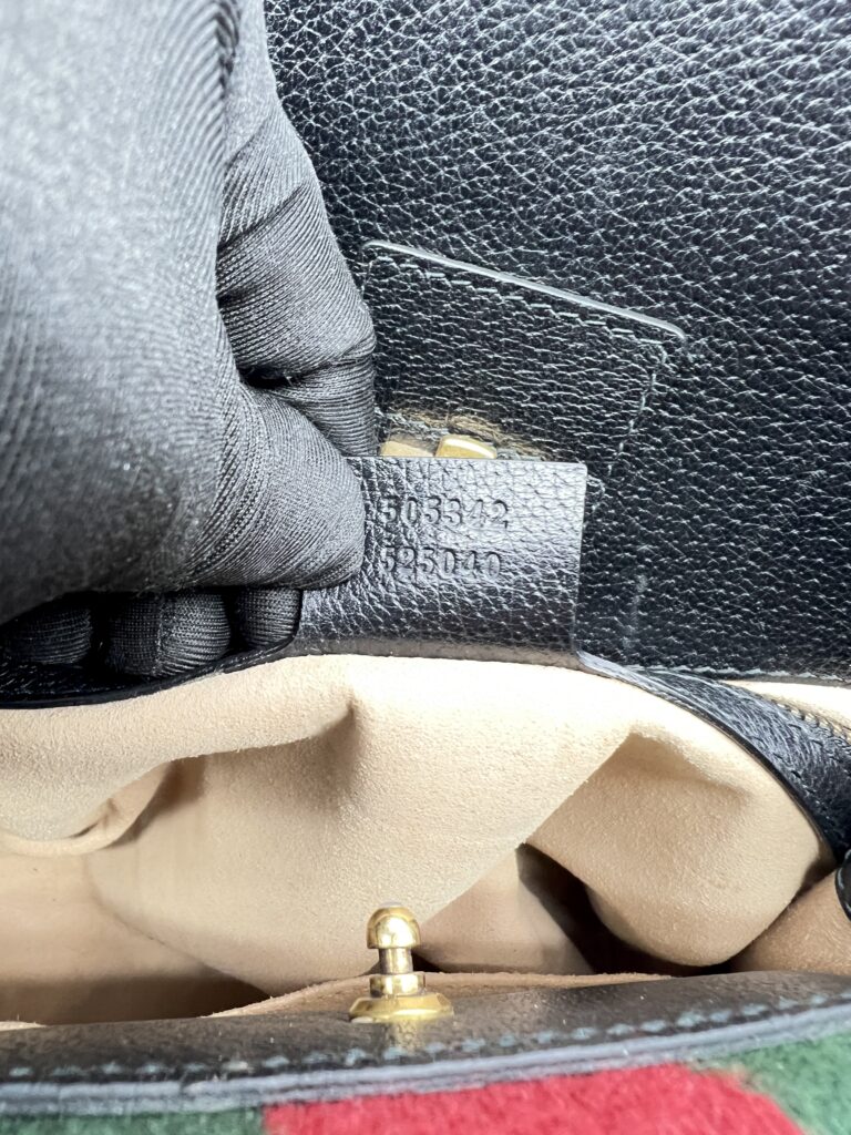 Gucci Medium Linea Totem Tote Black Web Stripe GHW