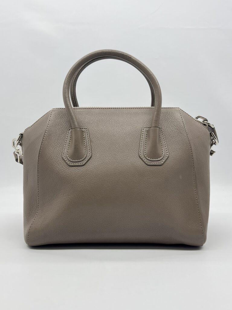 Givenchy Small Antigona Grained Taupe SHW