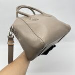 Givenchy Small Antigona Grained Taupe SHW