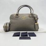 Prada Vitello Phenix Bauletto Argilla