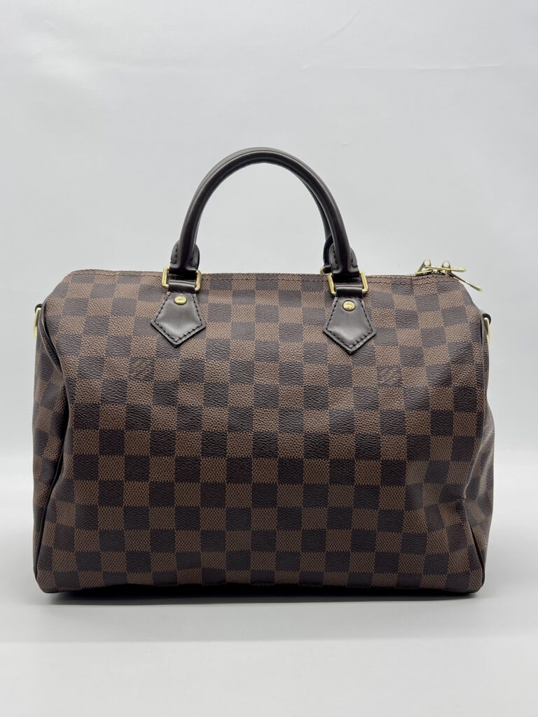 Louis Vuitton Speedy Bandou 30 Damier Ebene GHW