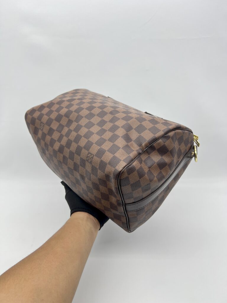 Louis Vuitton Speedy Bandou 30 Damier Ebene GHW