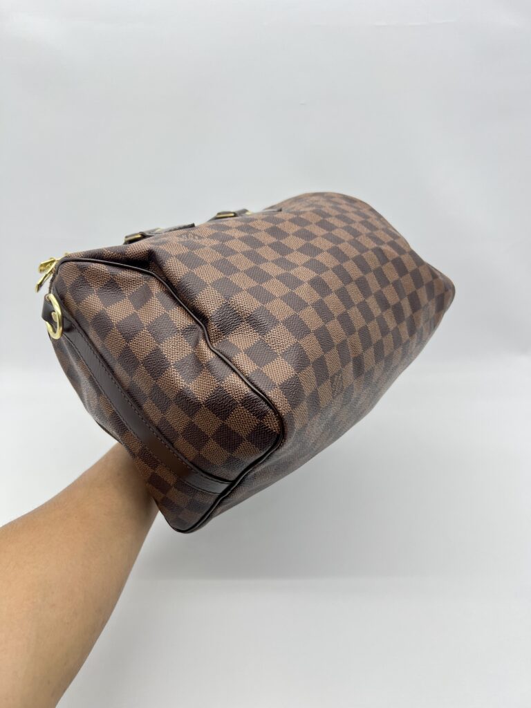Louis Vuitton Speedy Bandou 30 Damier Ebene GHW