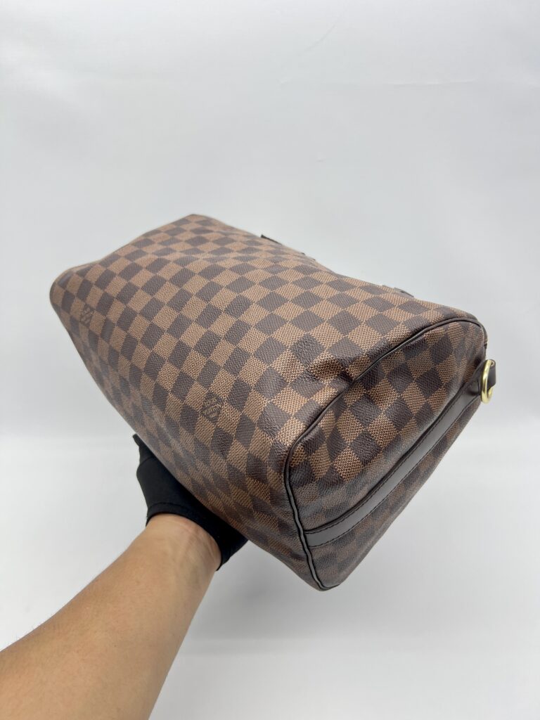 Louis Vuitton Speedy Bandou 30 Damier Ebene GHW