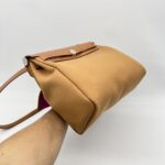 Hermes Herbag 31 Canvas Caramel Magnolia PHW
