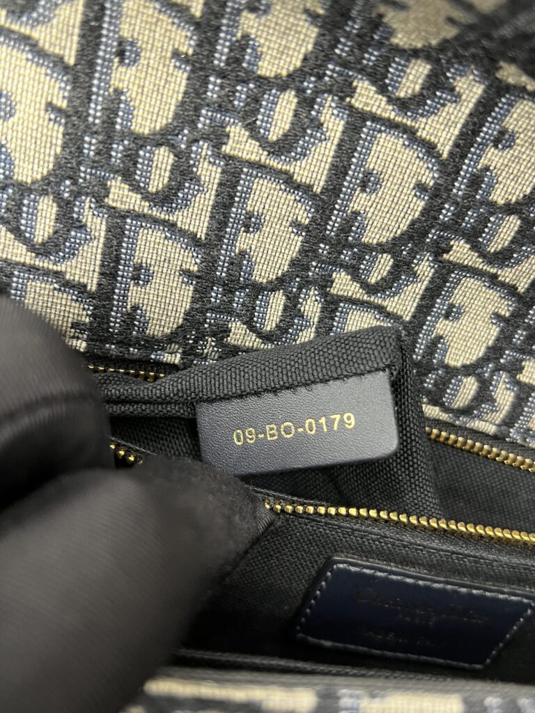Dior 30 Montaigne Canvas Blue Oblique GHW