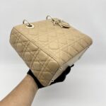 Dior Lady Dior Medium Dark Beige GHW