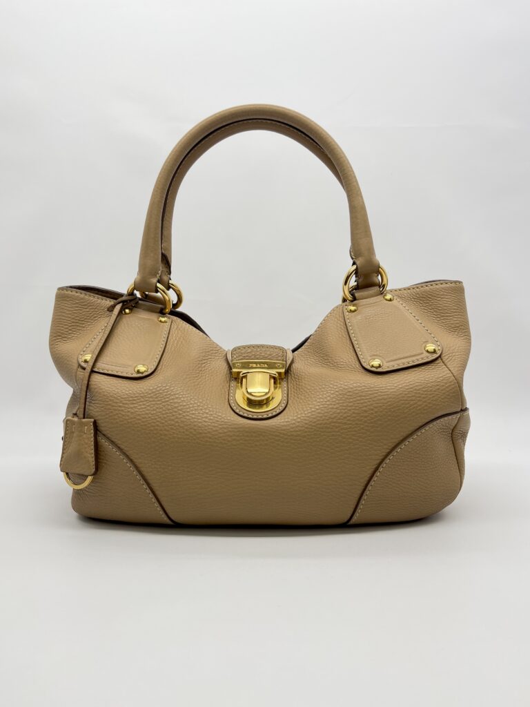 Prada Tote Bag Vitello Daino Sughero GHW