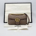 Gucci Marmont Flap Small Nude GHW