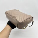Gucci Marmont Flap Small Nude GHW