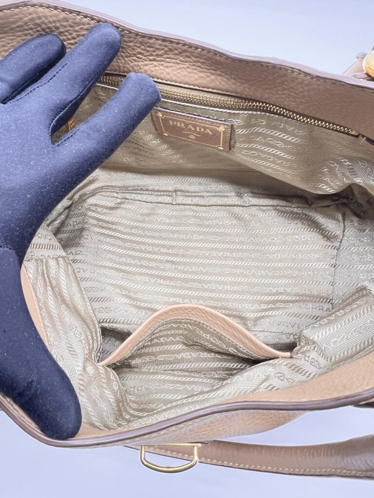 Prada Tote Bag Vitello Daino Sughero GHW