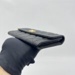 Chanel Boy Long Wallet Black Caviar GHW