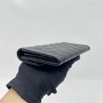 Chanel Boy Long Wallet Black Caviar GHW