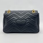 Gucci GG MARMONT Matelasse Black GHW