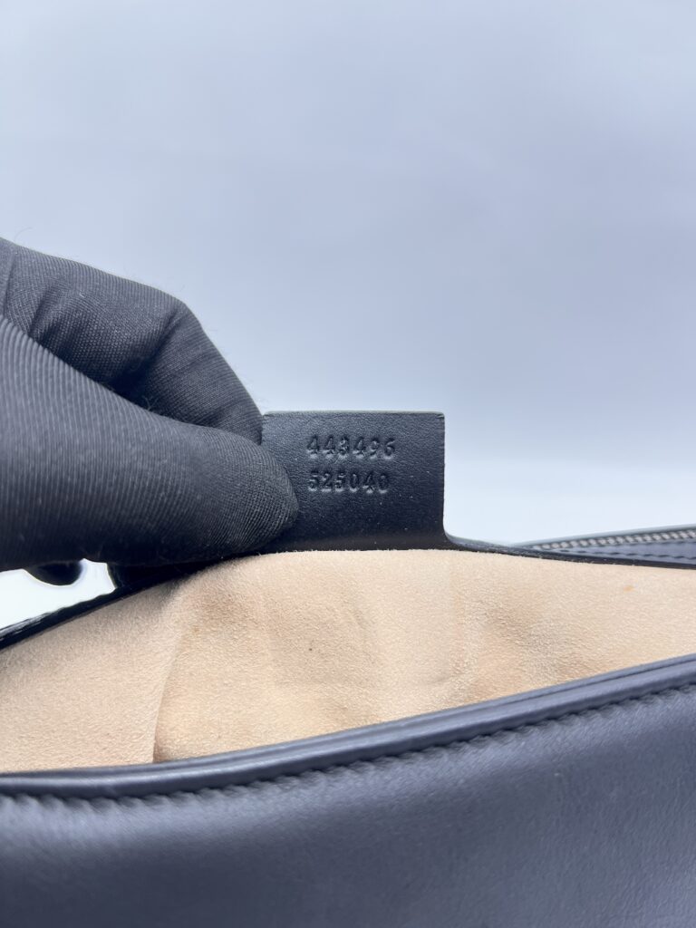 Gucci GG MARMONT Matelasse Black GHW