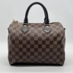 Louis Vuitton Speedy Bandou 25 Damier Ebene GHW