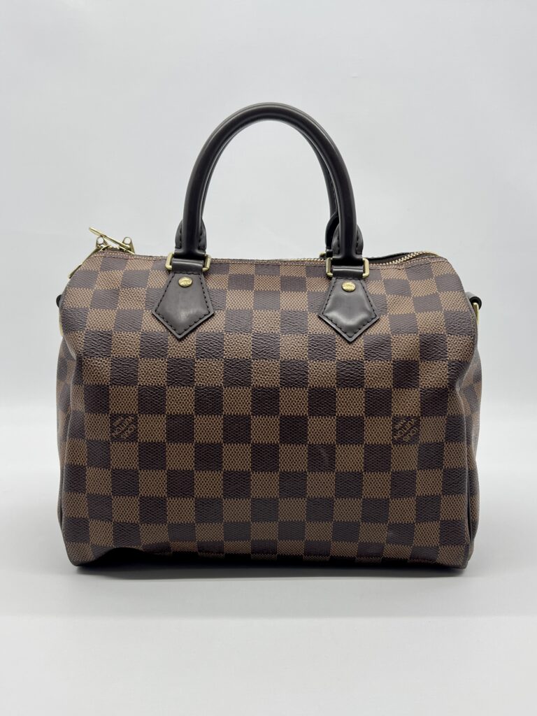 Louis Vuitton Speedy Bandou 25 Damier Ebene GHW