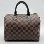 Louis Vuitton Speedy Bandou 25 Damier Ebene GHW