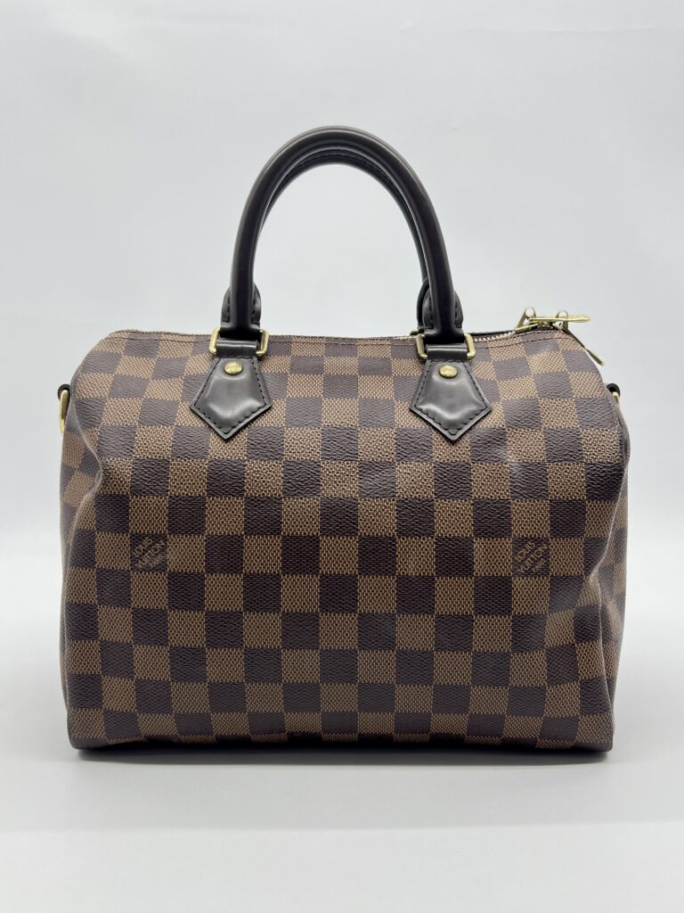 Louis Vuitton Speedy Bandou 25 Damier Ebene GHW