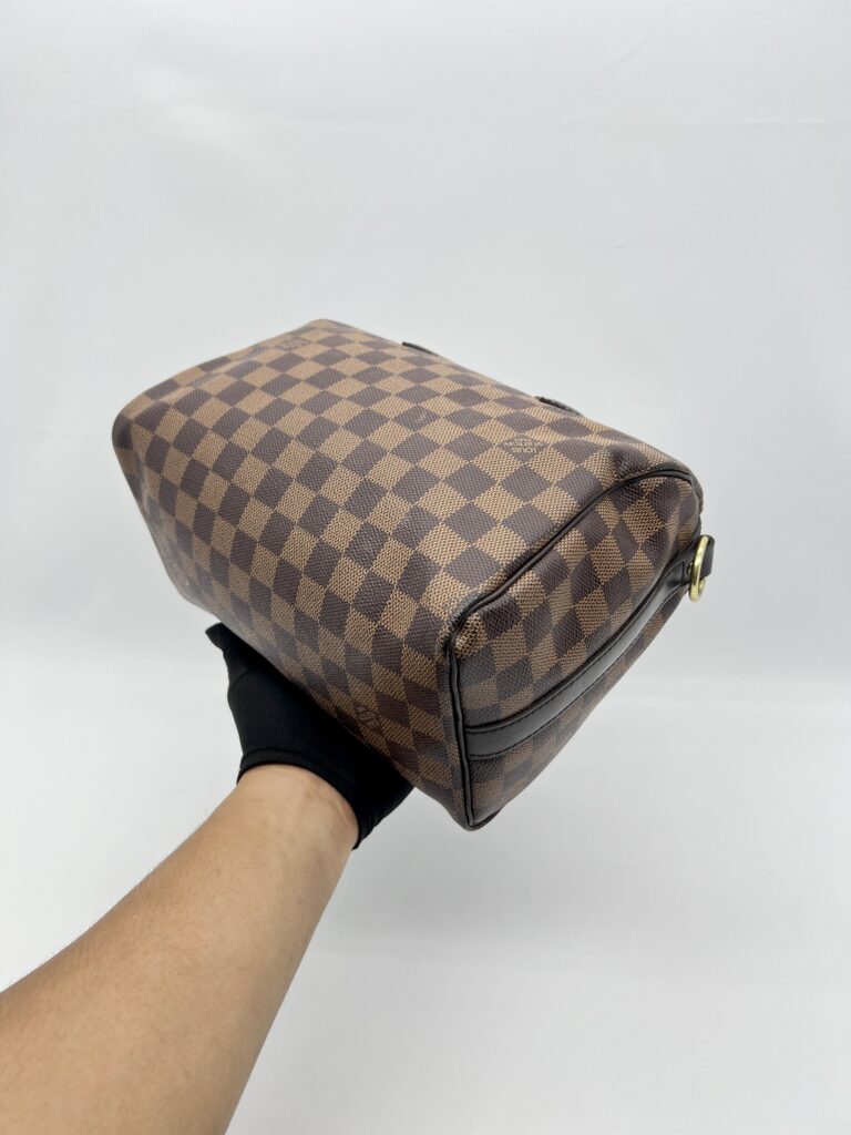 Louis Vuitton Speedy Bandou 25 Damier Ebene GHW
