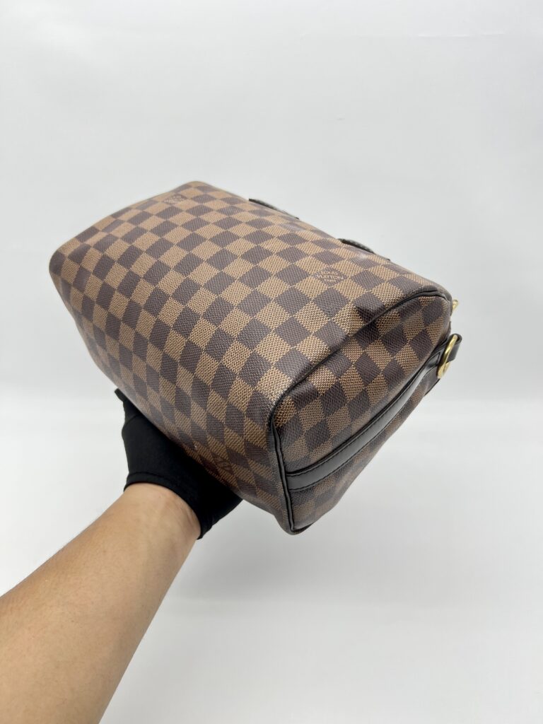 Louis Vuitton Speedy Bandou 25 Damier Ebene GHW