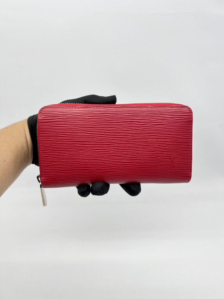 Louis Vuitton Zippy Wallet Epi Red SHW
