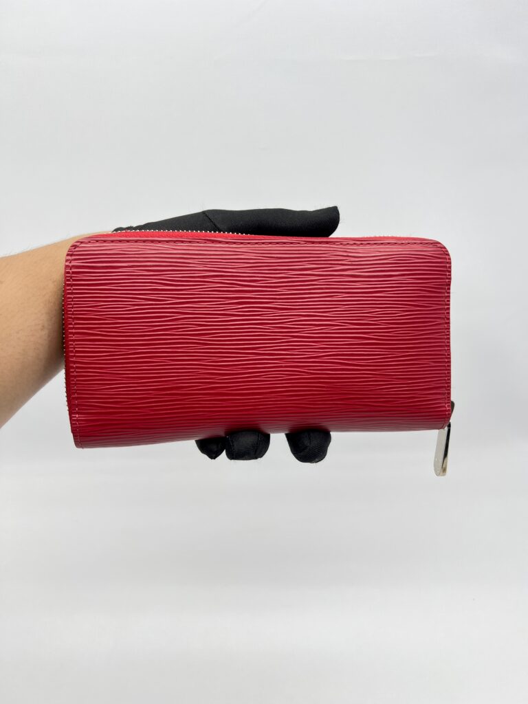 Louis Vuitton Zippy Wallet Epi Red SHW